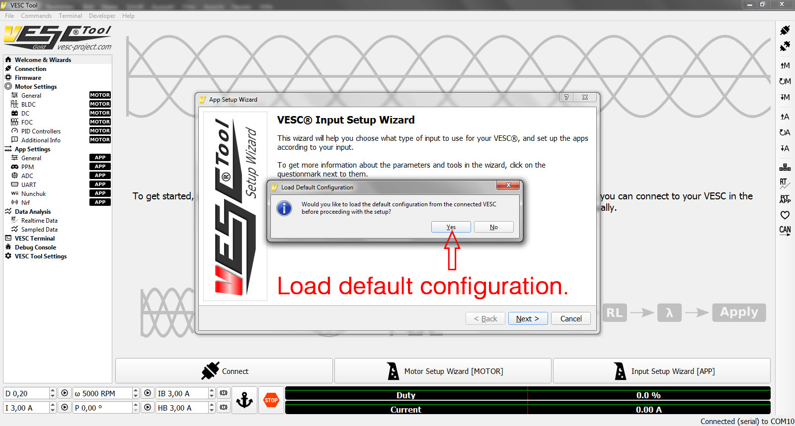 Vesc-Tool_ISW_load default